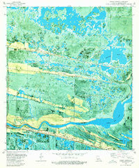 Grand Chenier Louisiana Historical topographic map, 1:24000 scale, 7.5 X 7.5 Minute, Year 1980