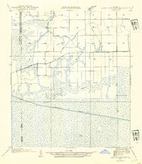 Grand Lake East NE Louisiana Historical topographic map, 1:31680 scale, 7.5 X 7.5 Minute, Year 1954