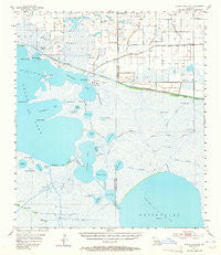 Grand Lake East Louisiana Historical topographic map, 1:62500 scale, 15 X 15 Minute, Year 1955