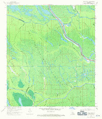Grand River Louisiana Historical topographic map, 1:24000 scale, 7.5 X 7.5 Minute, Year 1969