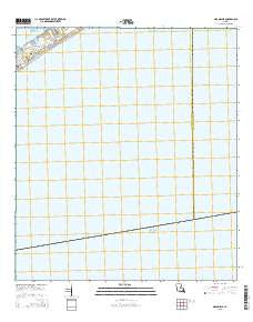 Grand Isle Louisiana Current topographic map, 1:24000 scale, 7.5 X 7.5 Minute, Year 2015
