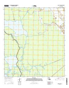 Grassy Lake Louisiana Current topographic map, 1:24000 scale, 7.5 X 7.5 Minute, Year 2015