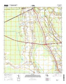 Gray Louisiana Current topographic map, 1:24000 scale, 7.5 X 7.5 Minute, Year 2015