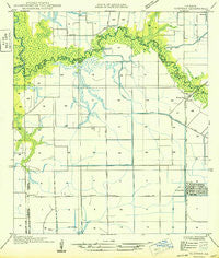 Gueydan Louisiana Historical topographic map, 1:31680 scale, 7.5 X 7.5 Minute, Year 1949