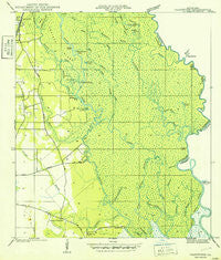 Haaswood Louisiana Historical topographic map, 1:31680 scale, 7.5 X 7.5 Minute, Year 1950