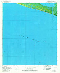 Hackberry Beach Louisiana Historical topographic map, 1:24000 scale, 7.5 X 7.5 Minute, Year 1982