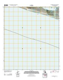 Hackberry Beach Louisiana Historical topographic map, 1:24000 scale, 7.5 X 7.5 Minute, Year 2012
