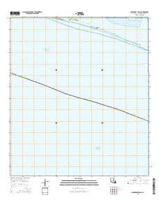Hackberry Beach Louisiana Current topographic map, 1:24000 scale, 7.5 X 7.5 Minute, Year 2015