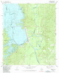 Haddens Louisiana Historical topographic map, 1:24000 scale, 7.5 X 7.5 Minute, Year 1985