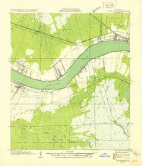 Hahnville NE Louisiana Historical topographic map, 1:31680 scale, 7.5 X 7.5 Minute, Year 1932