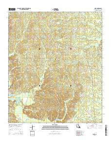 Haile Louisiana Current topographic map, 1:24000 scale, 7.5 X 7.5 Minute, Year 2015