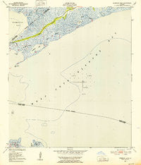 Hammock Lake Louisiana Historical topographic map, 1:24000 scale, 7.5 X 7.5 Minute, Year 1949
