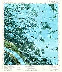 Happy Jack Louisiana Historical topographic map, 1:24000 scale, 7.5 X 7.5 Minute, Year 1973