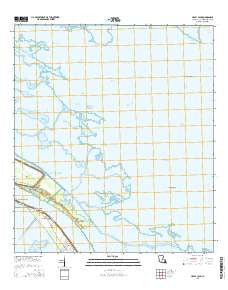 Happy Jack Louisiana Current topographic map, 1:24000 scale, 7.5 X 7.5 Minute, Year 2015