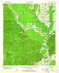 Harrisonburg Louisiana Historical topographic map, 1:62500 scale, 15 X 15 Minute, Year 1959