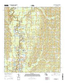 Hatchersville Louisiana Current topographic map, 1:24000 scale, 7.5 X 7.5 Minute, Year 2015