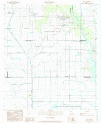Hayes Louisiana Historical topographic map, 1:24000 scale, 7.5 X 7.5 Minute, Year 1984