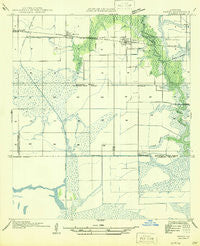 Hayes Louisiana Historical topographic map, 1:31680 scale, 7.5 X 7.5 Minute, Year 1946