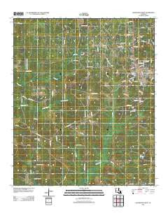 Haynesville West Louisiana Historical topographic map, 1:24000 scale, 7.5 X 7.5 Minute, Year 2012