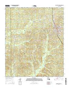 Haynesville West Louisiana Current topographic map, 1:24000 scale, 7.5 X 7.5 Minute, Year 2015