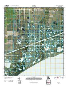 Hebert Lake Louisiana Historical topographic map, 1:24000 scale, 7.5 X 7.5 Minute, Year 2012