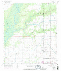 Hecker Louisiana Historical topographic map, 1:24000 scale, 7.5 X 7.5 Minute, Year 1956