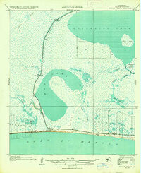Holly Beach Louisiana Historical topographic map, 1:31680 scale, 7.5 X 7.5 Minute, Year 1935