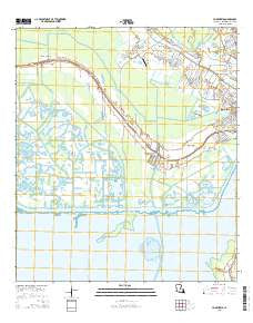 Humphreys Louisiana Current topographic map, 1:24000 scale, 7.5 X 7.5 Minute, Year 2015