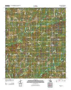 Hunter Louisiana Historical topographic map, 1:24000 scale, 7.5 X 7.5 Minute, Year 2012