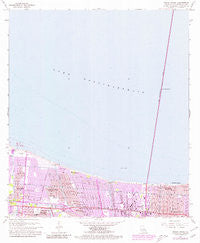 Indian Beach Louisiana Historical topographic map, 1:24000 scale, 7.5 X 7.5 Minute, Year 1965