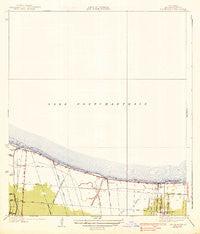 Indian Beach Louisiana Historical topographic map, 1:31680 scale, 7.5 X 7.5 Minute, Year 1938