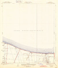 Indian Beach Louisiana Historical topographic map, 1:31680 scale, 7.5 X 7.5 Minute, Year 1938