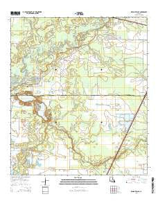 Indian Village Louisiana Current topographic map, 1:24000 scale, 7.5 X 7.5 Minute, Year 2015