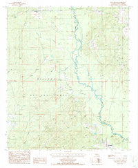 Iron Branch Louisiana Historical topographic map, 1:24000 scale, 7.5 X 7.5 Minute, Year 1986