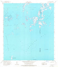 Jacko Bay Louisiana Historical topographic map, 1:24000 scale, 7.5 X 7.5 Minute, Year 1953