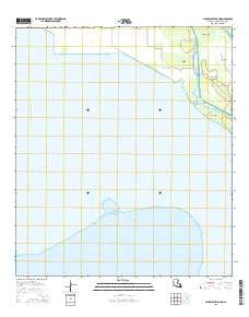 Jacks Point Island Louisiana Current topographic map, 1:24000 scale, 7.5 X 7.5 Minute, Year 2015