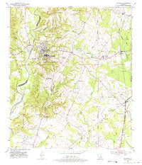 Jackson Louisiana Historical topographic map, 1:24000 scale, 7.5 X 7.5 Minute, Year 1954