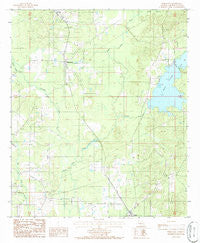 Jamestown Louisiana Historical topographic map, 1:24000 scale, 7.5 X 7.5 Minute, Year 1986