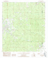 Jena East Louisiana Historical topographic map, 1:24000 scale, 7.5 X 7.5 Minute, Year 1985