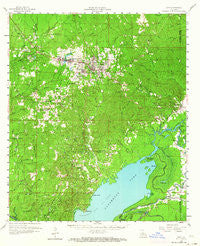 Jena Louisiana Historical topographic map, 1:62500 scale, 15 X 15 Minute, Year 1958