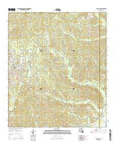 Jena East Louisiana Current topographic map, 1:24000 scale, 7.5 X 7.5 Minute, Year 2015