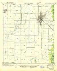 Jennings Louisiana Historical topographic map, 1:31680 scale, 7.5 X 7.5 Minute, Year 1946
