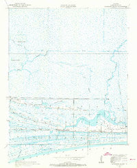 Johnsons Bayou Louisiana Historical topographic map, 1:24000 scale, 7.5 X 7.5 Minute, Year 1934
