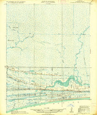 Johnsons Bayou Louisiana Historical topographic map, 1:31680 scale, 7.5 X 7.5 Minute, Year 1935