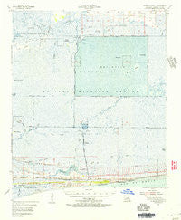 Johnsons Bayou Louisiana Historical topographic map, 1:62500 scale, 15 X 15 Minute, Year 1955