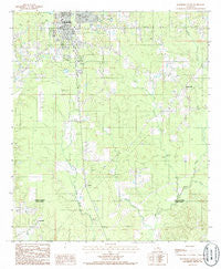 Jonesboro South Louisiana Historical topographic map, 1:24000 scale, 7.5 X 7.5 Minute, Year 1985