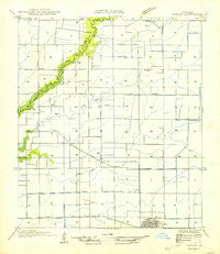 Kaplan Louisiana Historical topographic map, 1:31680 scale, 7.5 X 7.5 Minute, Year 1954