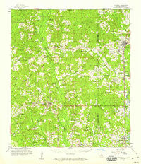 Kentwood Louisiana Historical topographic map, 1:62500 scale, 15 X 15 Minute, Year 1958