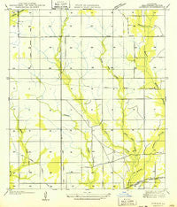 Kernan Louisiana Historical topographic map, 1:31680 scale, 7.5 X 7.5 Minute, Year 1949