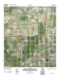 Kinder Louisiana Historical topographic map, 1:24000 scale, 7.5 X 7.5 Minute, Year 2012